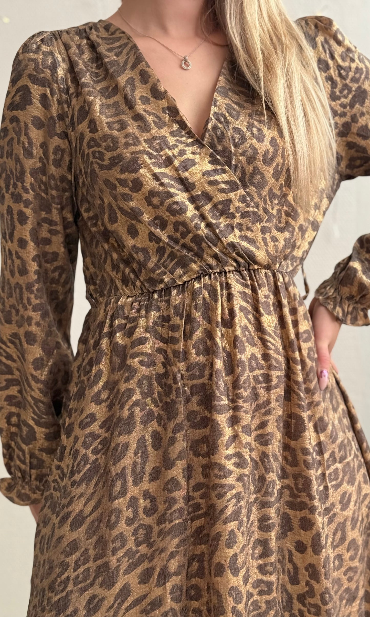 Robe léopard irisée SHAY