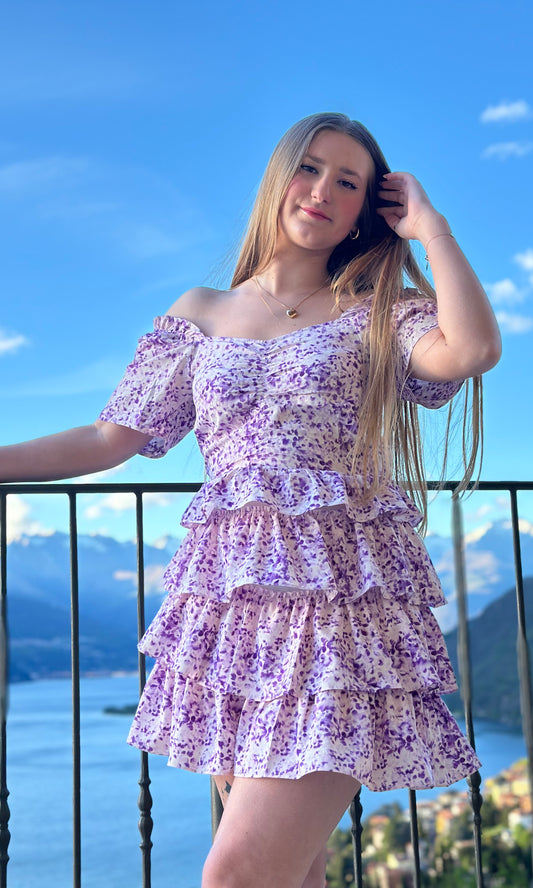 Robe violette SORRENTE