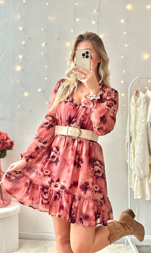 Robe courte CERISE