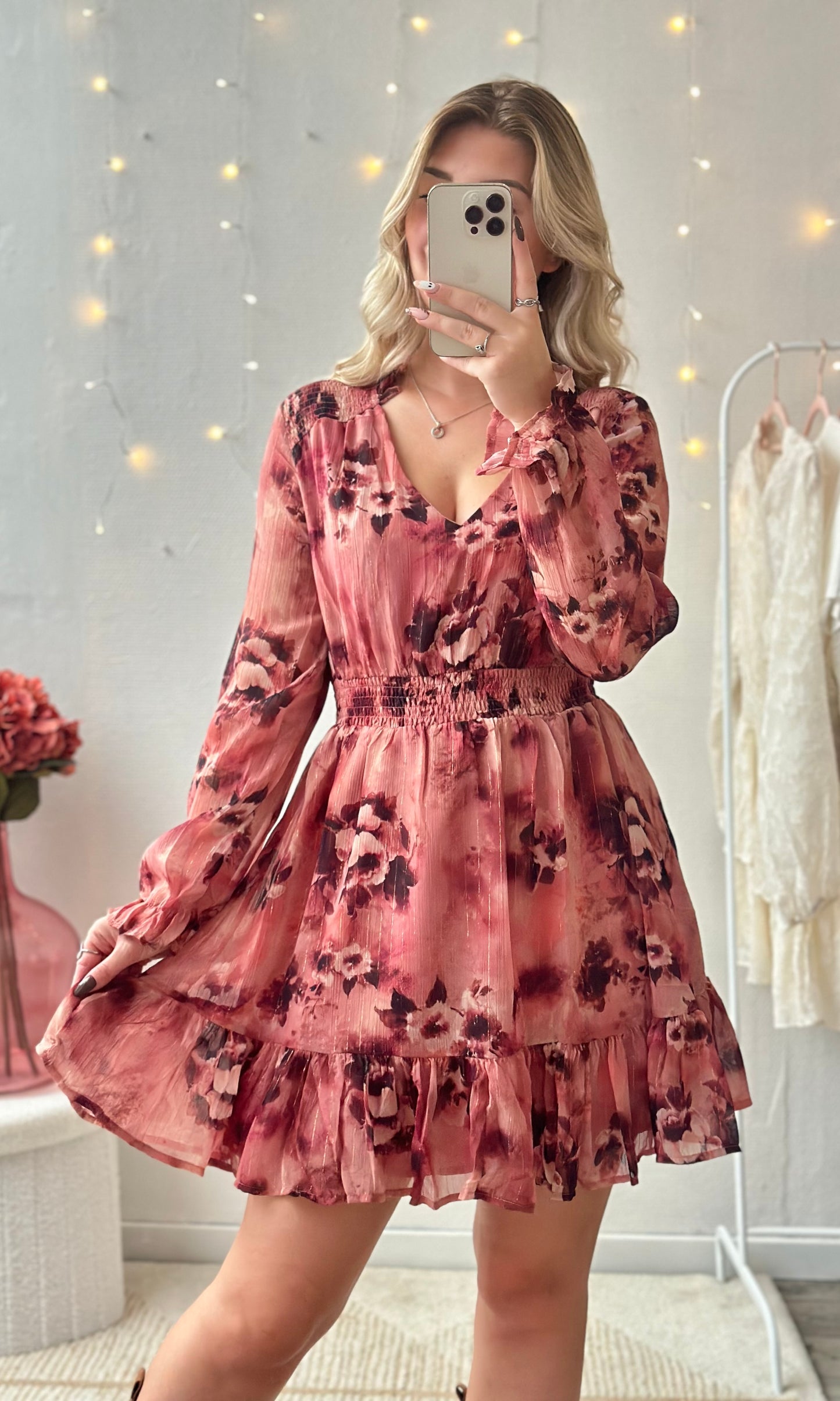 Robe courte CERISE