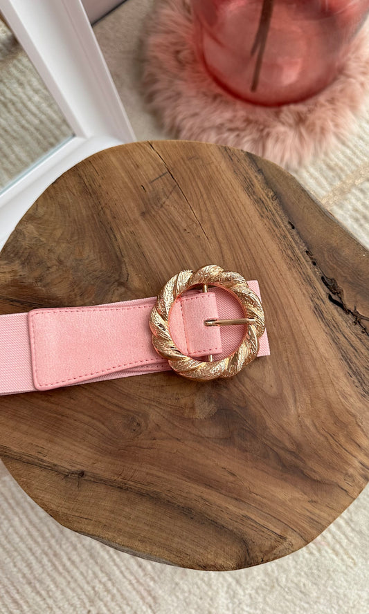 Ceinture rose pâle