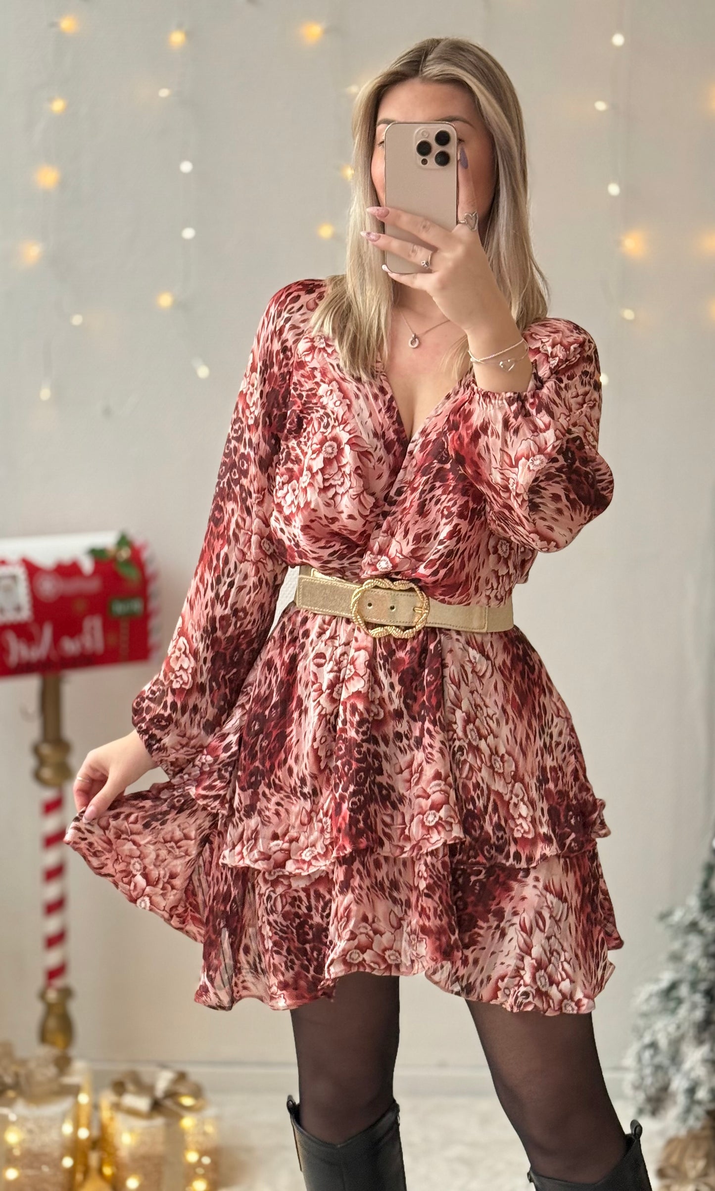 Robe bordeaux ALESSIA