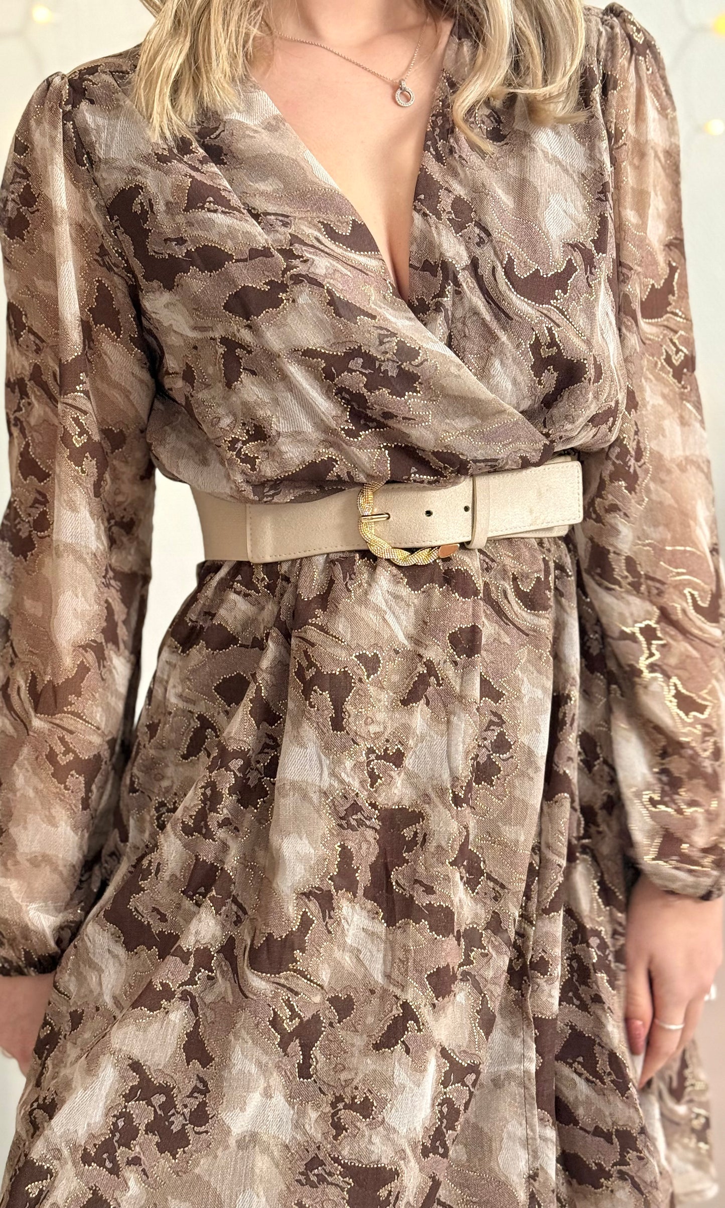 Robe beige MACY