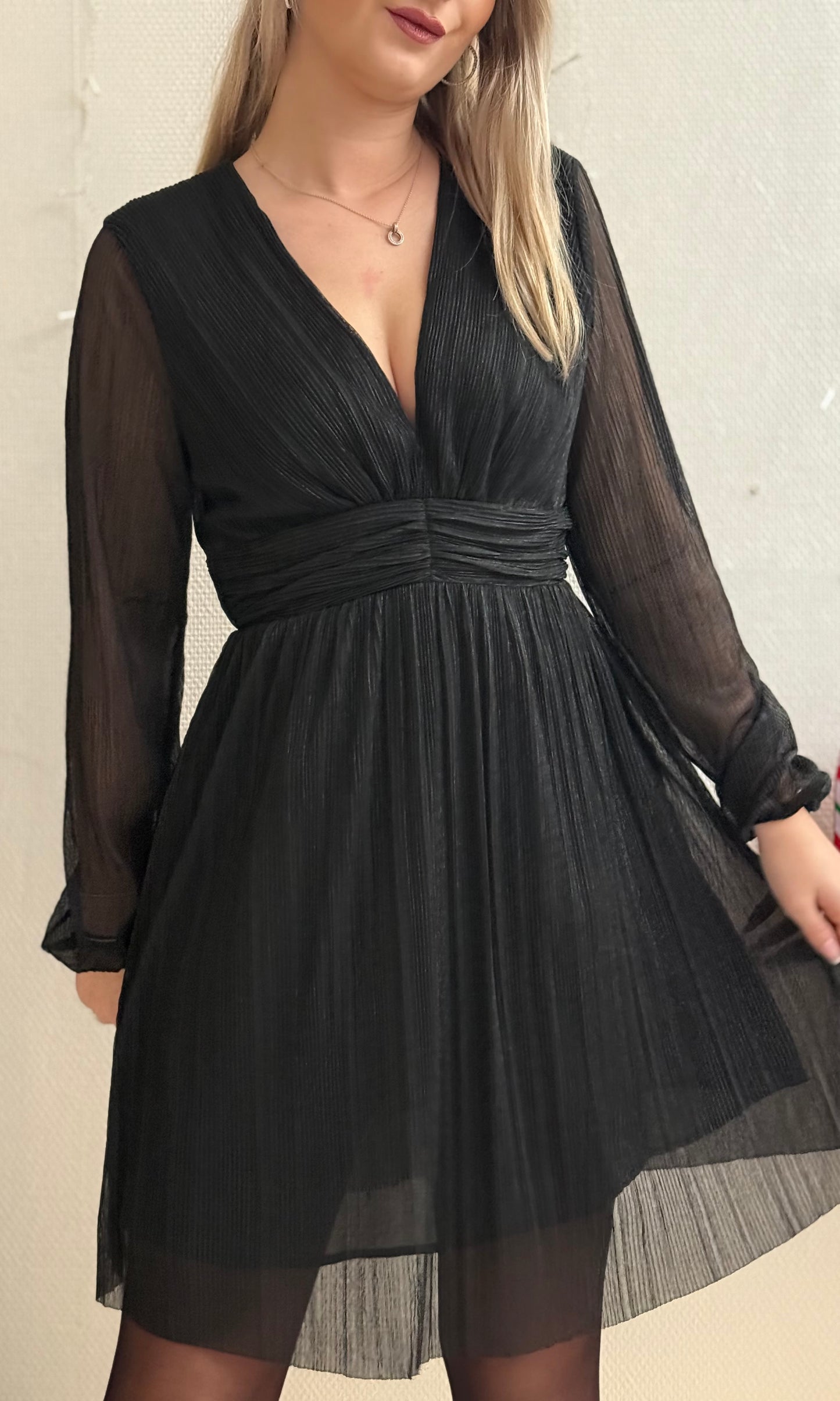 (CURVES) Robe noire AMOUR